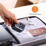 Adaptateur de Voyage Universel 17W Joyroom JR-TCW01 CH / EU / US / UK / JP / AU / CN - Noir