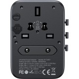 Adaptateur de Voyage Universel 17W Joyroom JR-TCW01 CH / EU / US / UK / JP / AU / CN - Noir