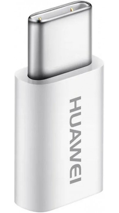 Offizieller Huawei Anschluss Adapter Micro USB auf USB-C 3.1 AP52 - Weiss