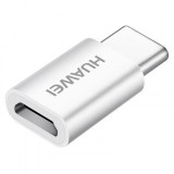 Adaptateur de connexion officiel Huawei Micro USB vers USB-C 3.1 AP52 - Blanc