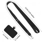 Universal Halsband Adapter für Smartphone-Hüllen, Schlüsselanhänger, Kameras und mehr - Blau