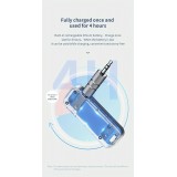 Adaptateur sans fil Bluetooth 5.0 double fonction émetteur récepteur audio jack 3,5 mm USB rechargeable - Noir