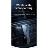 Adaptateur sans fil Bluetooth 5.0 double fonction émetteur récepteur audio jack 3,5 mm USB rechargeable - Noir