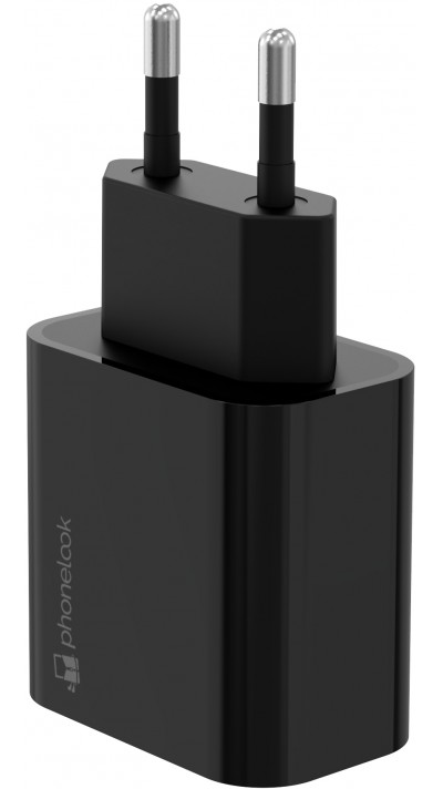 USB-C Power Netzadapter 30W Ladegerät - Ladestecker Fast Charge - PhoneLook - Schwarz