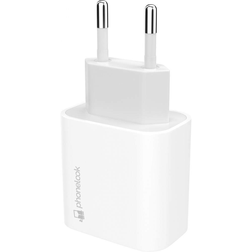 Adaptateur secteur USB-C 20W - Prise de charge Fast Charge - PhoneLook -  Blanc - Acheter sur PhoneLook