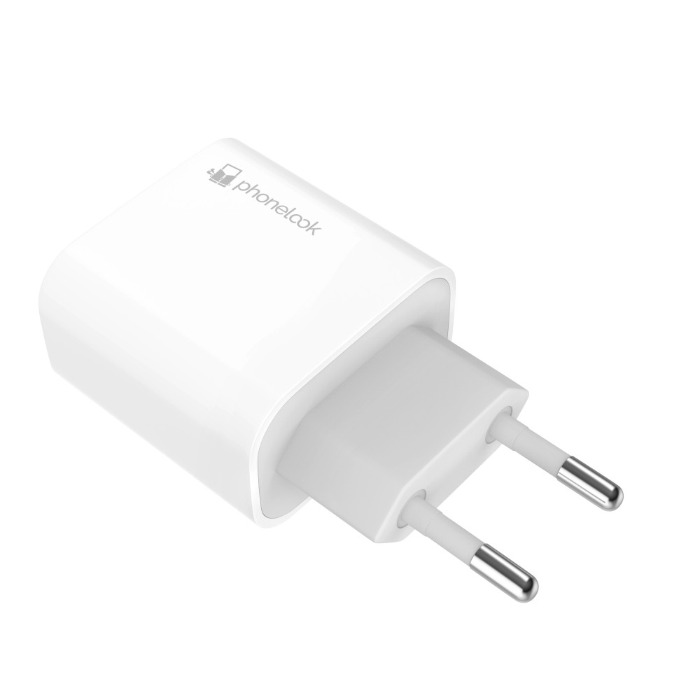 Adaptateur secteur USB-C 30W - Chargeur prise de charge Fast Charge - PhoneLook - Blanc