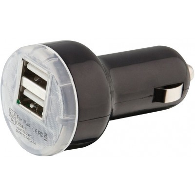 Doppelstecker Zigarettenanzünder 2-Port USB Anschluss 2x USB-A Ladeadapter