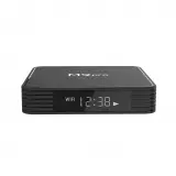 Android smart TV Box M9 Pro LED Quad Core 64-bit pour streaming en 4K Ultra HD avec HDR10 + Android11 & Google Assist - Noir