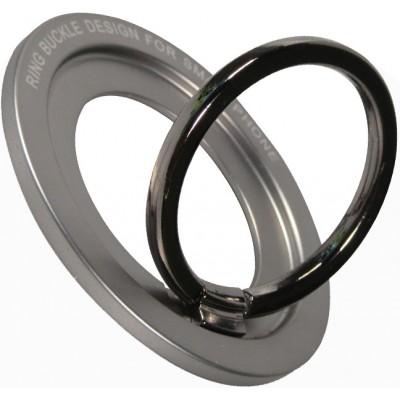 Anneau de support magnétique en aluminium avec la fonction Magsafe - Gris