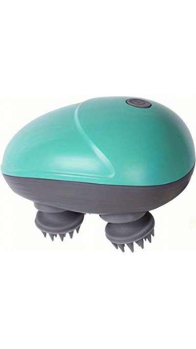 Appareil de massage électronique sans fil pour la tête et le corps pour les massages en voyage - Vert