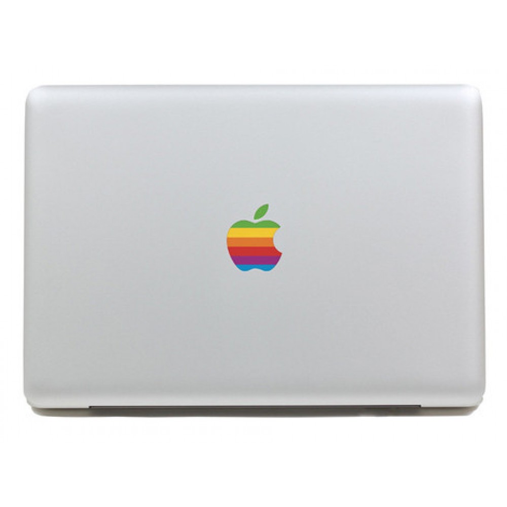Aufkleber MacBook Apple logo vintage