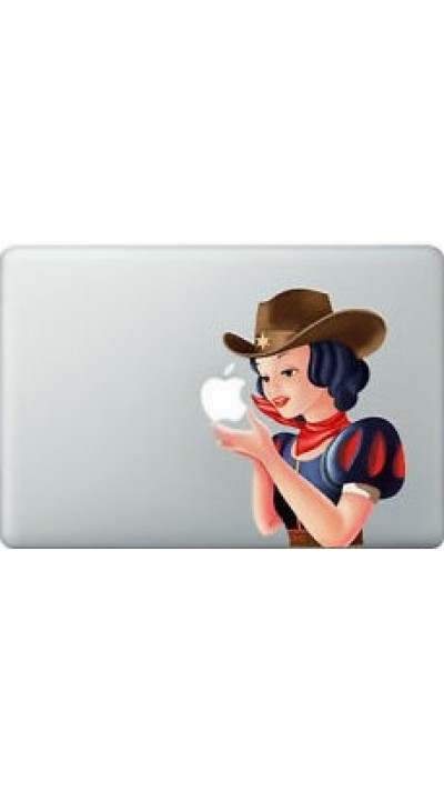 Autocollant MacBook - Cowboy Snow White