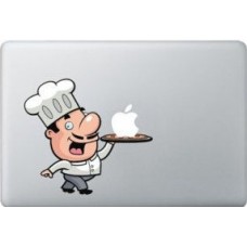 Autocollant MacBook - Pizza Chef