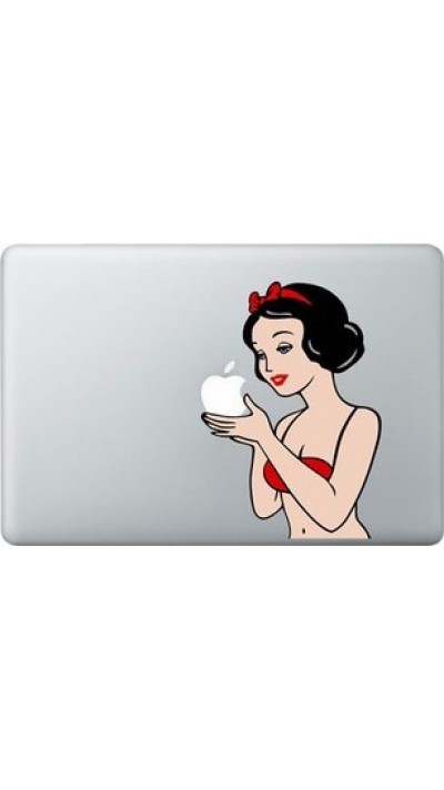 Autocollant MacBook - Snow White in colors