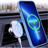 Autocollant magnétique universel MagSafe Ring pour téléphones et coques Android & iOS - Noir