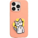 Autocollant sticker pour téléphone/tablette/ordinateur brodé en 3D - Shy Cat