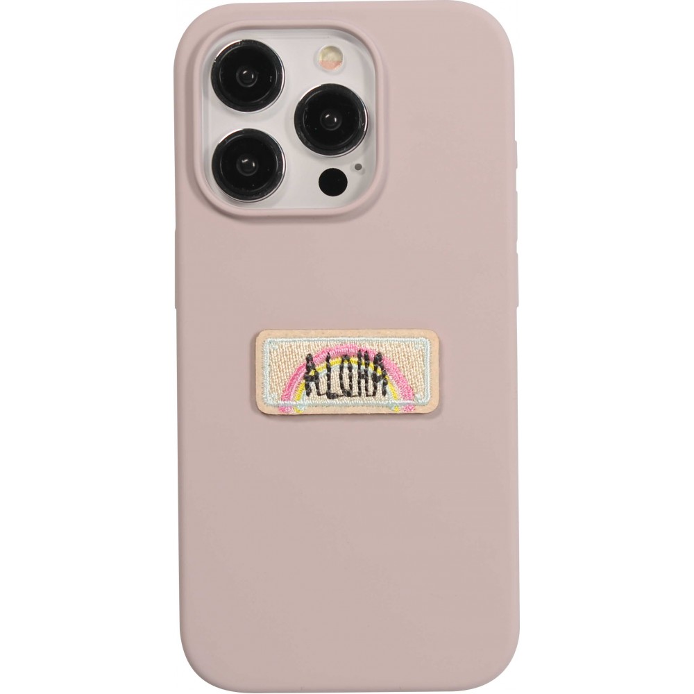 Sticker Aufkleber für Handy/Tablet/Computer 3D gestickt - Aloha Plate