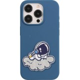 Autocollant sticker pour téléphone/tablette/ordinateur brodé en 3D - Astronaut on cloud