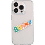 Autocollant sticker pour téléphone/tablette/ordinateur brodé en 3D - BUNNY arc en ciel