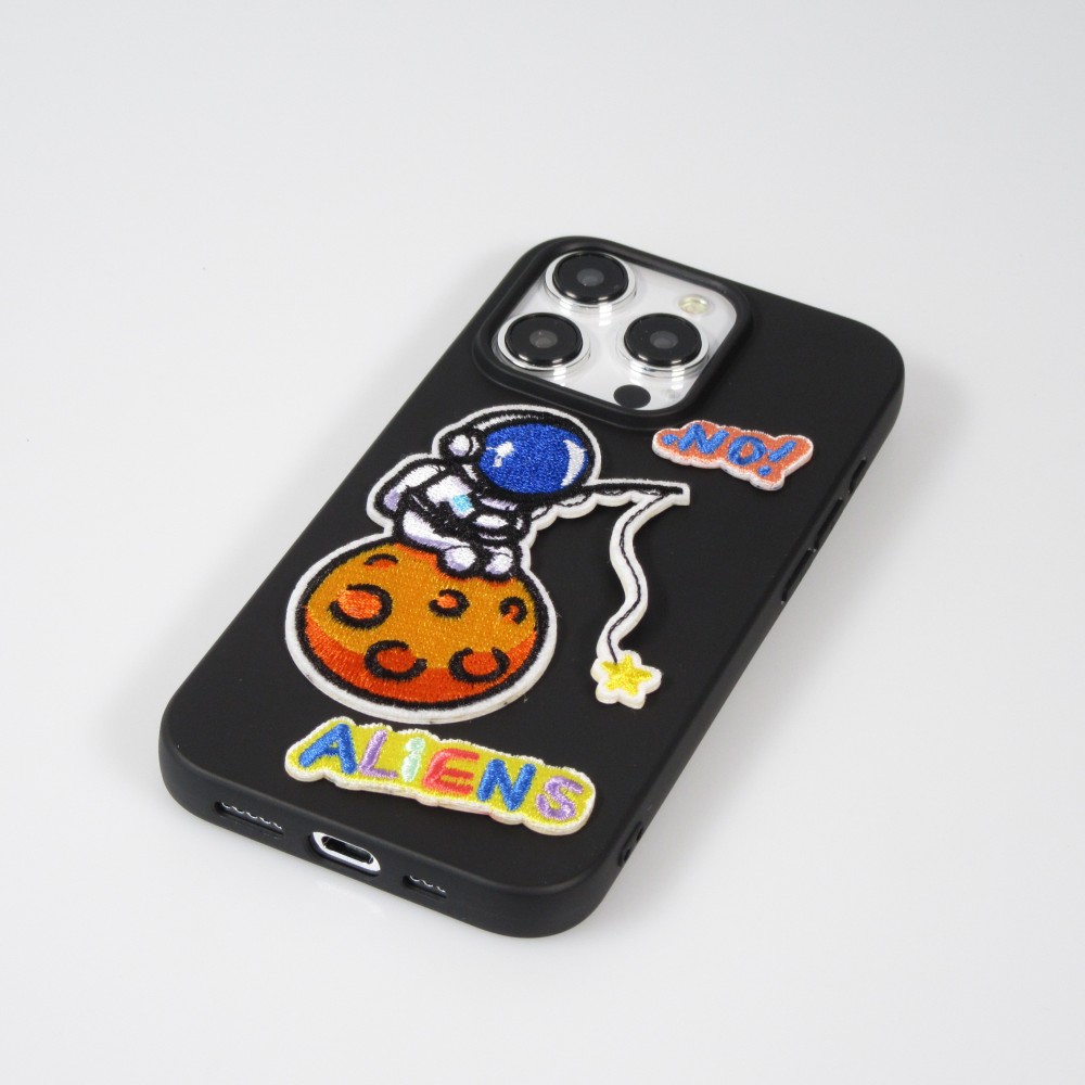 Autocollant sticker pour téléphone/tablette/ordinateur brodé en 3D - BUNNY arc en ciel