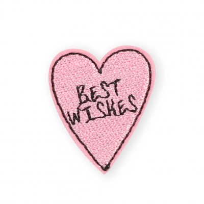 Autocollant sticker pour téléphone/tablette/ordinateur brodé en 3D - Best wishes