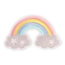 Autocollant sticker pour téléphone/tablette/ordinateur brodé en 3D - Big rainbow