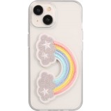 Autocollant sticker pour téléphone/tablette/ordinateur brodé en 3D - Big rainbow
