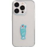 Sticker Aufkleber für Handy/Tablet/Computer 3D gestickt - Blueberry Ice Cream Drink