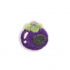 Autocollant sticker pour téléphone/tablette/ordinateur brodé en 3D - Blueberry