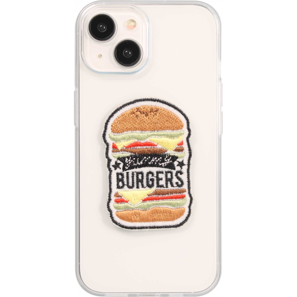 Autocollant sticker pour téléphone/tablette/ordinateur brodé en 3D - Burgers