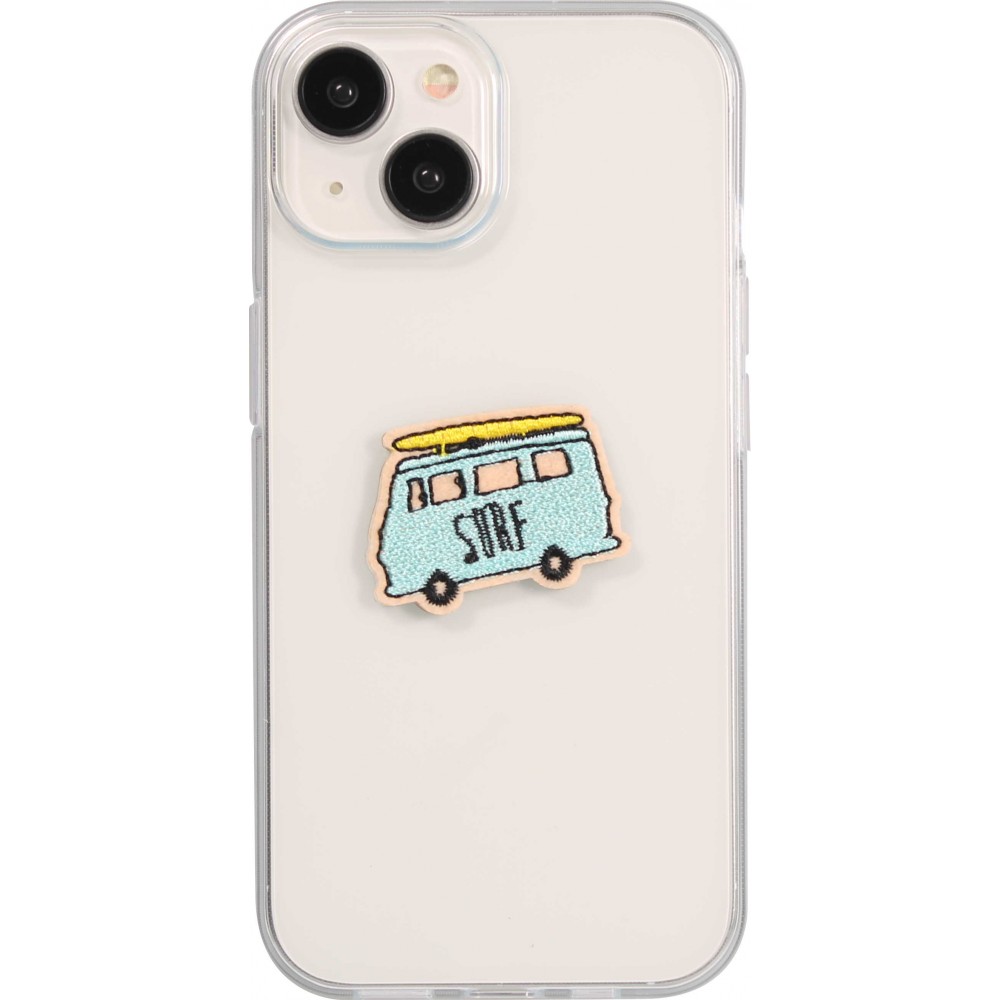Autocollant sticker pour téléphone/tablette/ordinateur brodé en 3D - Bus surf
