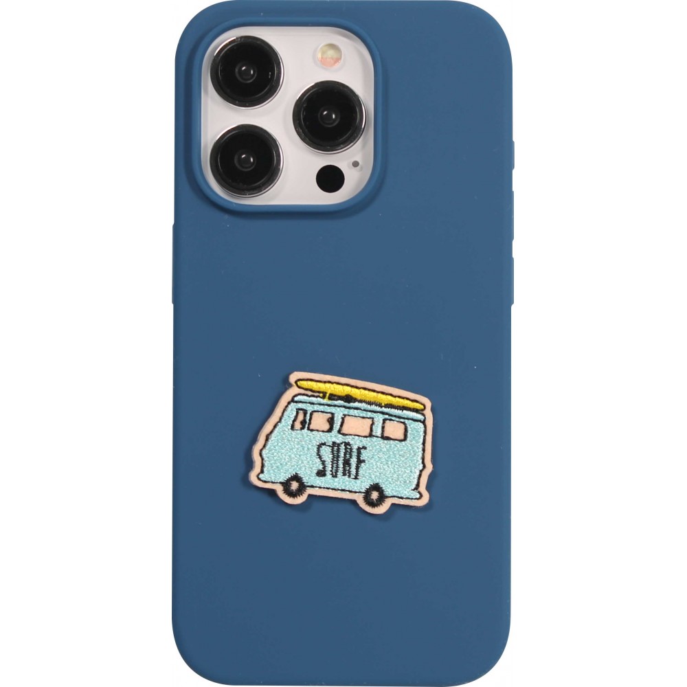 Autocollant sticker pour téléphone/tablette/ordinateur brodé en 3D - Bus surf