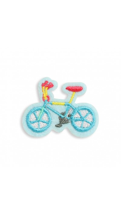 Autocollant sticker pour téléphone/tablette/ordinateur brodé en 3D - Colorful bycicle