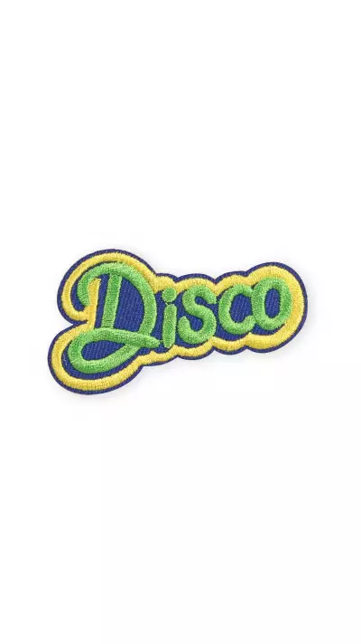 Autocollant sticker pour téléphone/tablette/ordinateur brodé en 3D - Disco