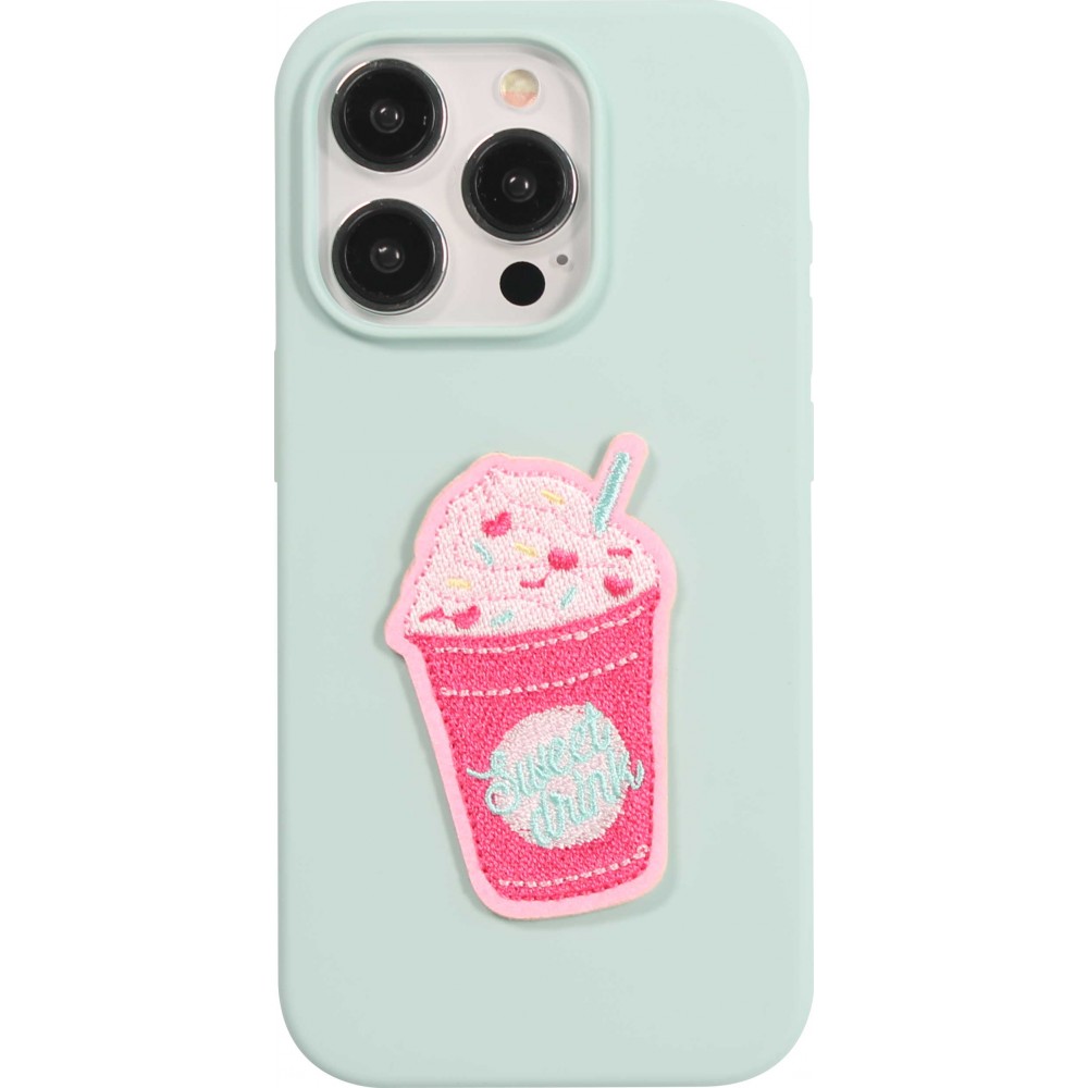 Autocollant sticker pour téléphone/tablette/ordinateur brodé en 3D - Freezing drink