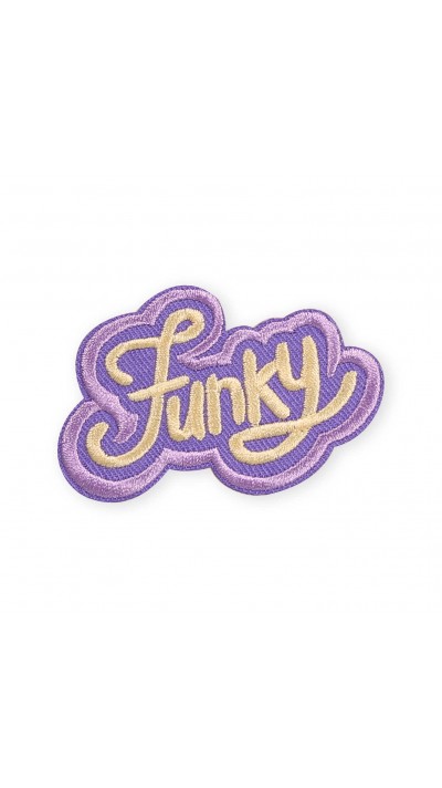 Autocollant sticker pour téléphone/tablette/ordinateur brodé en 3D - Funky