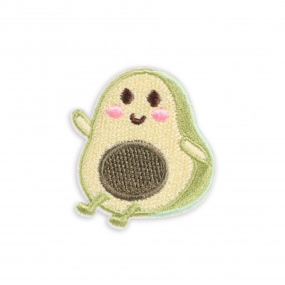 Autocollant sticker pour téléphone/tablette/ordinateur brodé en 3D - Happy Avocado