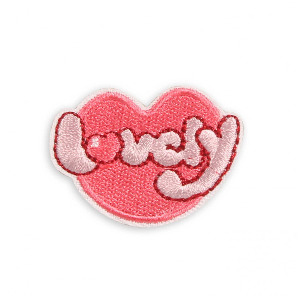 Autocollant sticker pour téléphone/tablette/ordinateur brodé en 3D - Heart Lucky