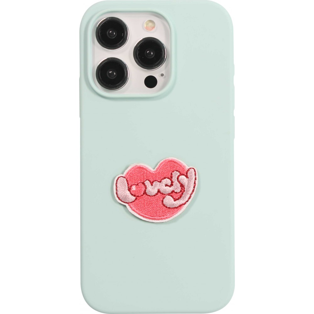 Autocollant sticker pour téléphone/tablette/ordinateur brodé en 3D - Heart Lucky