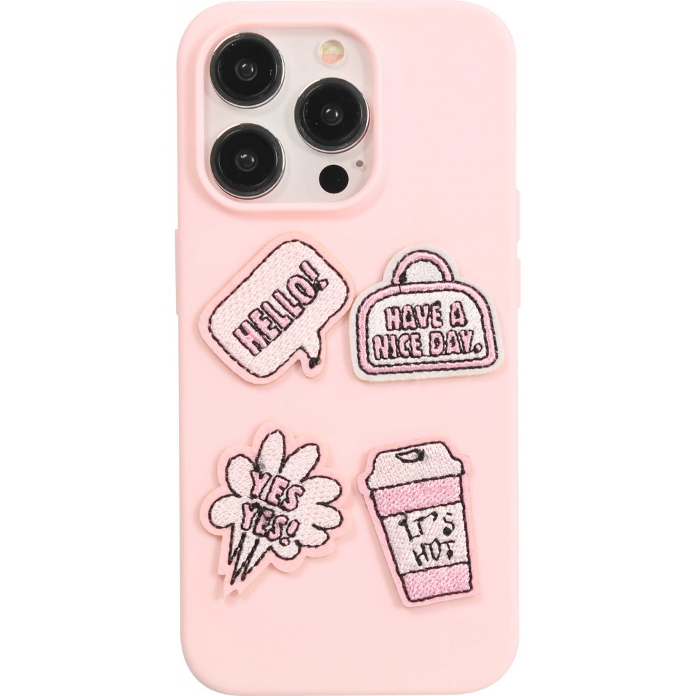 Autocollant sticker pour téléphone/tablette/ordinateur brodé en 3D - Hello! Bubble