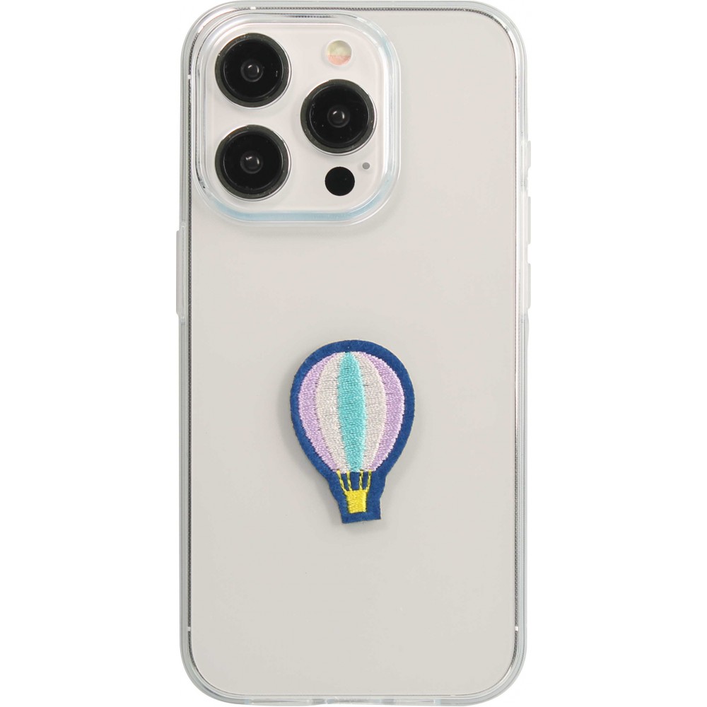 Autocollant sticker pour téléphone/tablette/ordinateur brodé en 3D - Hot Air Balloon