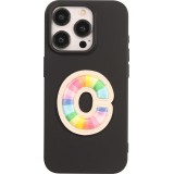 Sticker Aufkleber für Handy/Tablet/Computer 3D gestickt - Lettre C