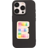 Sticker Aufkleber für Handy/Tablet/Computer 3D gestickt - Lettre E