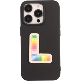 Sticker Aufkleber für Handy/Tablet/Computer 3D gestickt - Lettre L