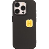 Sticker Aufkleber für Handy/Tablet/Computer 3D gestickt - Mini Lettre H