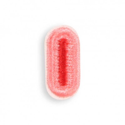 Autocollant sticker pour t&eacute;l&eacute;phone/tablette/ordinateur brod&eacute; en 3D - Lettre Mini I