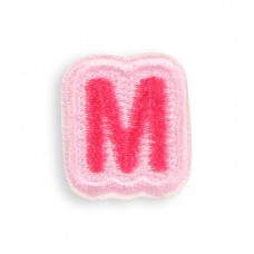 Autocollant sticker pour téléphone/tablette/ordinateur brodé en 3D - Lettre Mini M