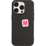 Autocollant sticker pour téléphone/tablette/ordinateur brodé en 3D - Lettre Mini M