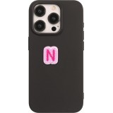 Autocollant sticker pour téléphone/tablette/ordinateur brodé en 3D - Lettre Mini N