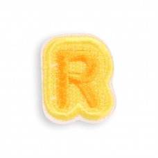 Sticker Aufkleber für Handy/Tablet/Computer 3D gestickt - Mini Lettre R